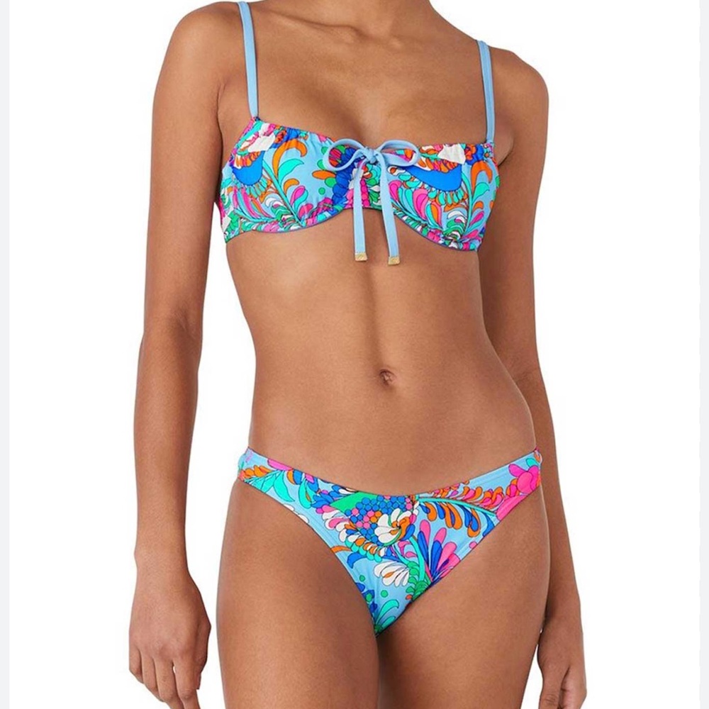Nwt Kate spade Colorful Floral Bikini Set XL